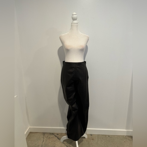 Stockholm Atelier & Other Stories Faux Leather Suit - Size 6 - Picture 9 of 11